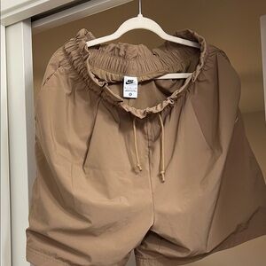 Nike Beige Elastic Shorts